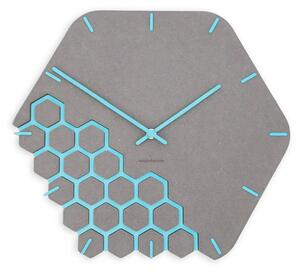 Zidni sat Luxhora Fragmenta Light Grey 11 boja kazaljki