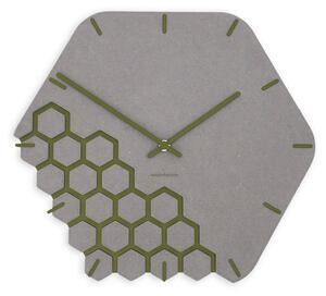 Zidni sat Luxhora Fragmenta Light Grey 11 boja kazaljki