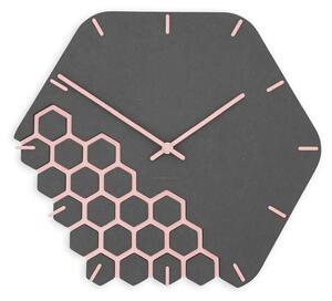 Zidni sat Luxhora Fragmenta Black 11 boja kazaljki