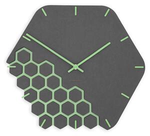 Zidni sat Luxhora Fragmenta Black 11 boja kazaljki