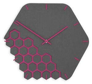 Zidni sat Luxhora Fragmenta Black 11 boja kazaljki