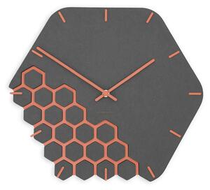 Zidni sat Luxhora Fragmenta Black 11 boja kazaljki