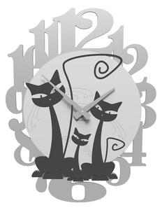 Zidni sat Decorative with Cats