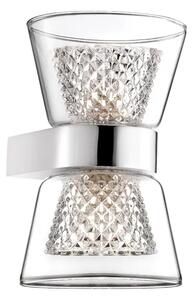 BOCCALE ZIDNA LAMPA G9 /IP20/KROM & PROZIRNA NL1300301312