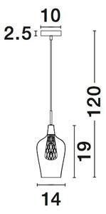 FILO VISILICA G9 /IP20/KROM & PROZIRNA & ZLATNA NL1500202831