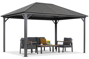 Metalna sjenica Sardinija 3x4 Garden Point antracit