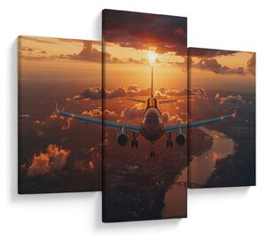 Slika - Transportni avion (90x60 cm)