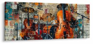 Slika - Glazbeni instrumenti (120x50 cm)