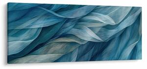 Slika - Plavi i bijeli valovi (120x50 cm)