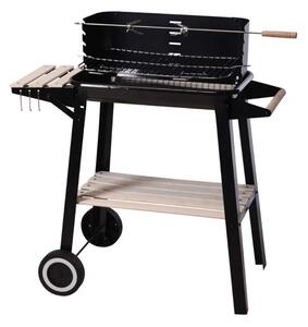 Prijenosni roštilj s odlagajućim stolom BBQ 83 x 45 cm