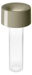 Stolne Lampa Foscarini, Fleur, prigušiv, Zelena, Dnevna soba, Staklo, Moderan