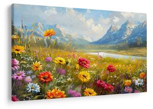 Slika - Naslikani pejzaž (90x60 cm)
