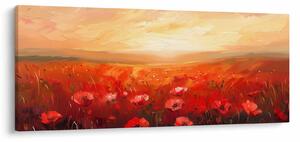 Slika - Polje makova (120x50 cm)