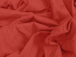 Jersey plahta crvena 200 x 220 cm