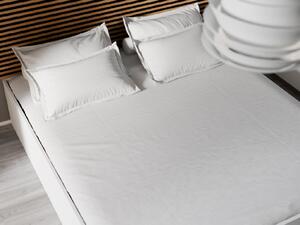 Krevet BELLA 160 x 200 cm, bijeli Podnica: Sa podnicom od letvi, Madrac: Bez madraca
