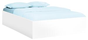 Krevet BELLA 140 x 200 cm, bijeli Podnica: Sa podnicom od letvi, Madrac: Bez madraca