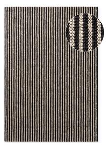Crni ručno rađen juten tepih 160x230 cm Harvest Ebony – Elle Decoration