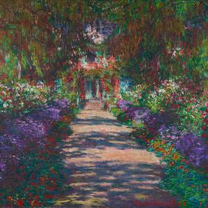 Reprodukcija Aleja u Monetovom vrtu, Giverny, 1902, Claude Monet