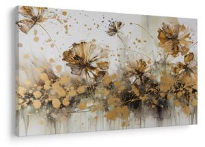 Slika - Apstraktna cvjetna slika (90x60 cm)