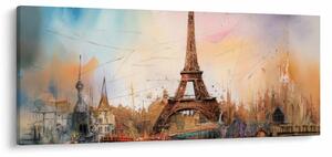 Slika - Slikanje Eiffelovog tornja (120x50 cm)