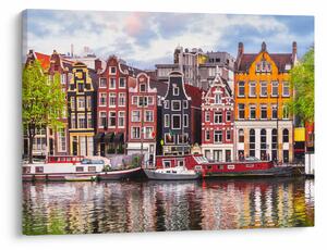 Slika - Amsterdam, plesne kuće (70x50 cm)
