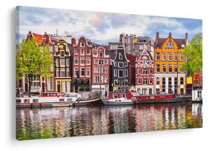 Slika - Amsterdam, plesne kuće (90x60 cm)