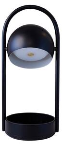 Stolne Lampa FRANDSEN, Ball Portable, prigušiv, Crno, Dnevna soba, Metal