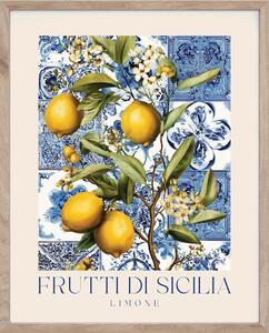 Tiskana slika s okvirom 40x50 cm Sicilia – Styler