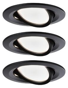 Reflektori Paulmann, Nova Coin, prigušiv, Crno, Područje hodnika, Metal, Moderan