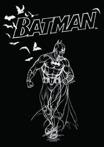 Umjetnički plakat Batman - Sketch, (26.7 x 40 cm)