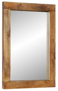 VidaXL Ogledalo 70 x 50 cm od masivnog drva manga i stakla