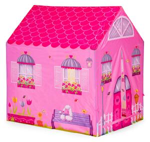 Dječji šator s tunelom - roza kućica