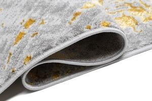 Moderan sivo-zlatni tepih za interijer Širina: 140 cm | Duljina: 200 cm