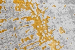 Moderan sivo-zlatni tepih za interijer Širina: 80 cm | Duljina: 150 cm