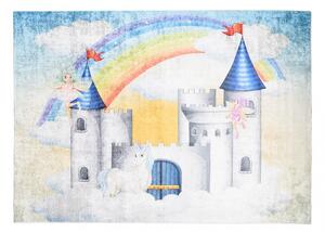 Dječji tepih s motivom dvorca iz bajke Širina: 120 cm | Duljina: 170 cm