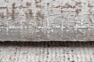 Dizajnerski vintage tepih s geometrijskim uzorcima u smeđim nijansama Širina: 120 cm | Duljina: 170 cm