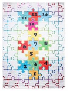Dječji tepih sa šarenim puzzle motivom Širina: 80 cm | Duljina: 150 cm