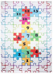 Dječji tepih sa šarenim puzzle motivom Širina: 120 cm | Duljina: 170 cm