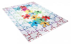 Dječji tepih sa šarenim puzzle motivom Širina: 80 cm | Duljina: 150 cm