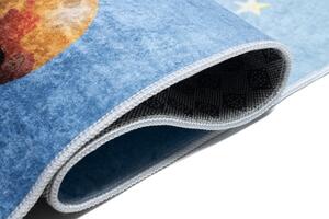 Dječji tepih s motivom astronauta i planeta Širina: 80 cm | Duljina: 150 cm