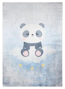 Dječji tepih sa slatkom pandom na oblaku Širina: 120 cm | Duljina: 170 cm