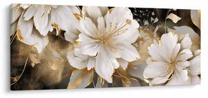 Slika - Cvijeće u zlatu (120x50 cm)