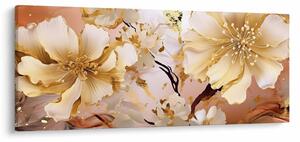 Slika - Zlatno cvijeće (120x50 cm)