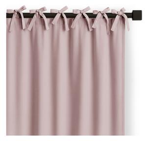 Prljavo roza zavjesa za djelomično zamračenje 140x250 cm Carli Tie – Restilo