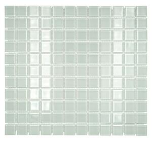 Mozaik pločica Quadrat Crystal Uni CM 4040 (32,7 x 30,2 cm, Bijele boje, Sjaj)