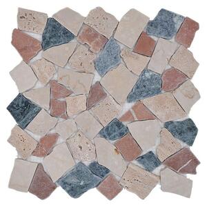 Mozaik pločica Mix CIOT 30/RND (30,5 x 30,5 cm, Sivo-bež, Mat)