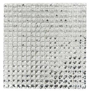 Mozaik pločica Quadrat Crystal XCM SV827 (30 x 30 cm, Bijele boje, Sjaj)