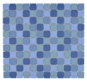 Mozaik pločica Mix JT AT 251 (32,6 x 30 cm, Plave boje, Mat)
