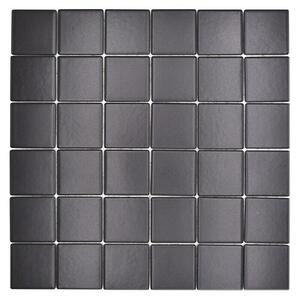 Mozaik pločica Quadrat Uni CD 192 (29,8 x 29,8 cm, Crne boje, Mat)