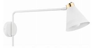Argon 8007 - Zidna lampa AVALONE 1xE27/15W/230V 57 cm bijela/zlatna